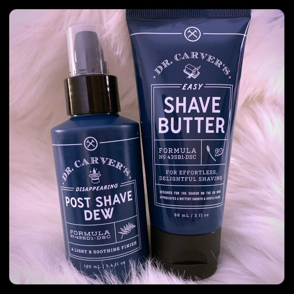 Dr. Carter’s Shave Butter and Post Shave Dew